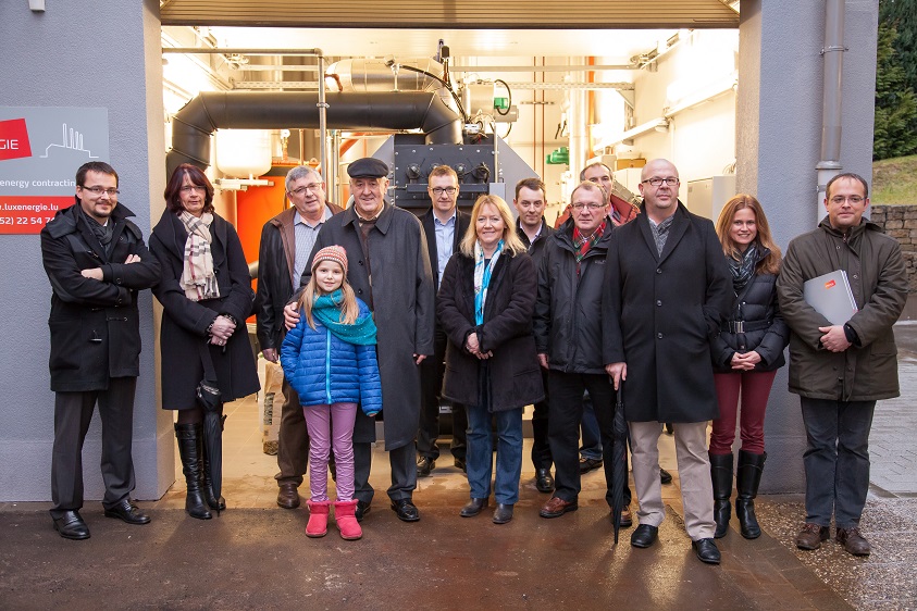 Inauguration de la nouvelle centrale d’énergie à pellets de bois à Sandweiler