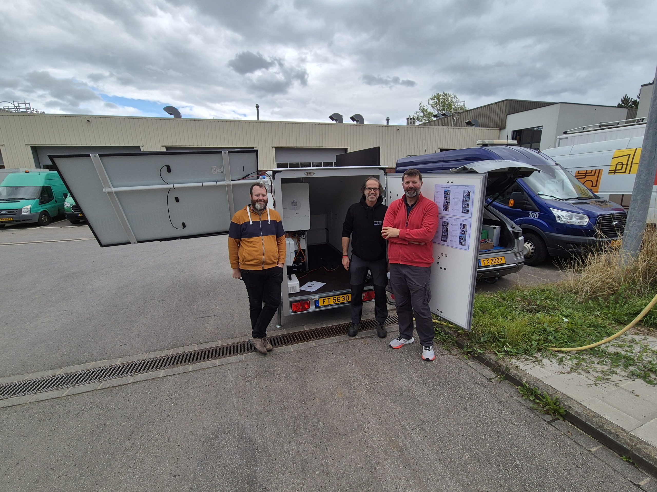Gemeinde Sanem : Erster Solairtrailer in Luxemburg im Einsatz
