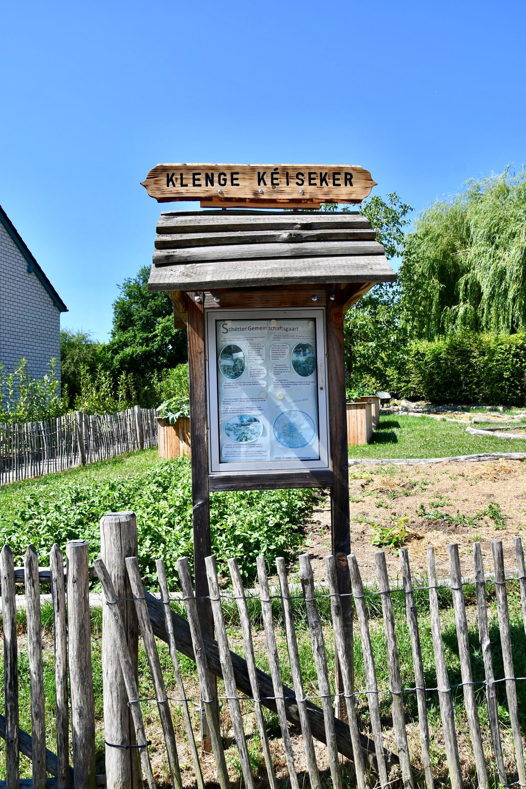 Du nouveau au jardin communautaire de Schuttrange