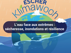 Fachkonferenz „Wasser im Angesicht der Extreme: Dürre, Überschwemmungen und Resilienz“ im Kader der „Escher Klimawoch“ am Mittwoch, den 22. April
